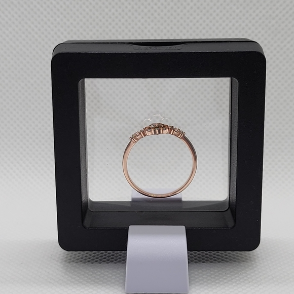 18K Rose Gold Plated 925 Sterling Silver Ring - Picture 9 of 11